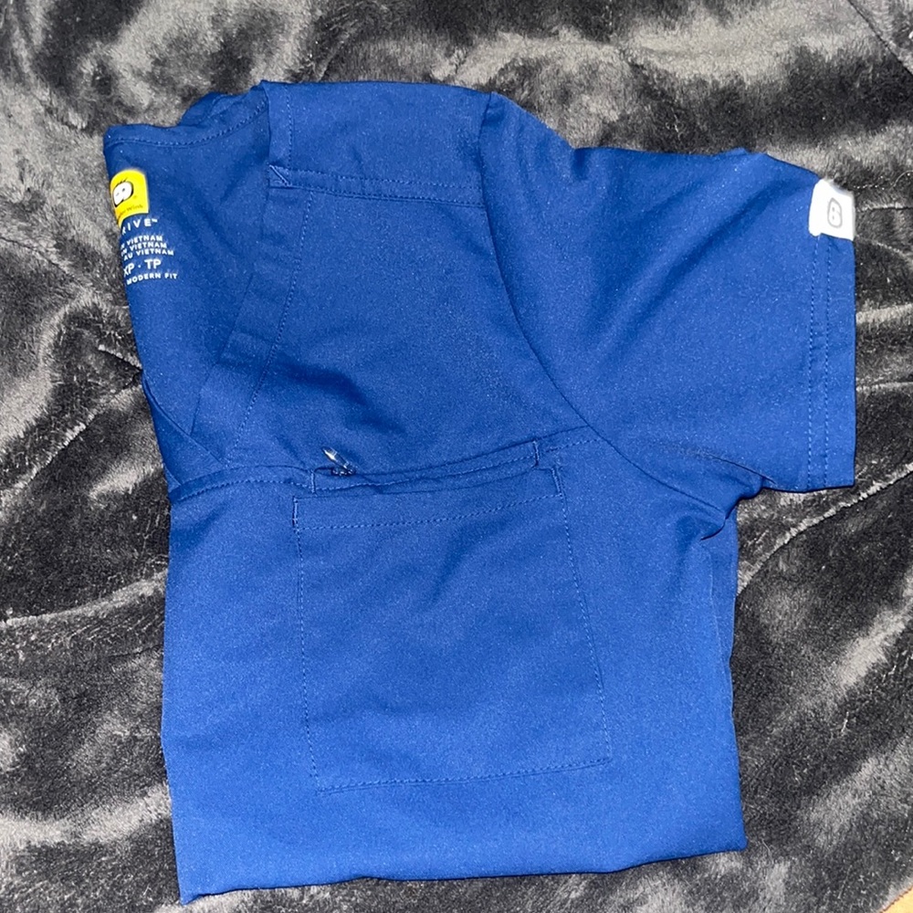 WonderWink Thrive - Modern Women Fit - Navy Blue Scrub Set - Both XS TP